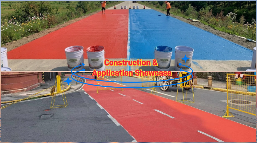 High-Performance Color Polymer Slurry Mixture for Sustainable Bicycle Lane Construction