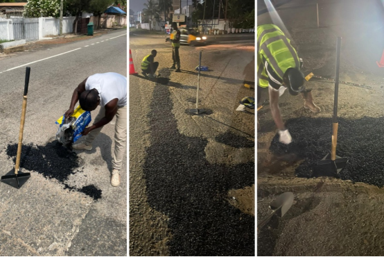 Expanding into West Africa — Go Green Cold Asphalt Successfully Applied in Ghana